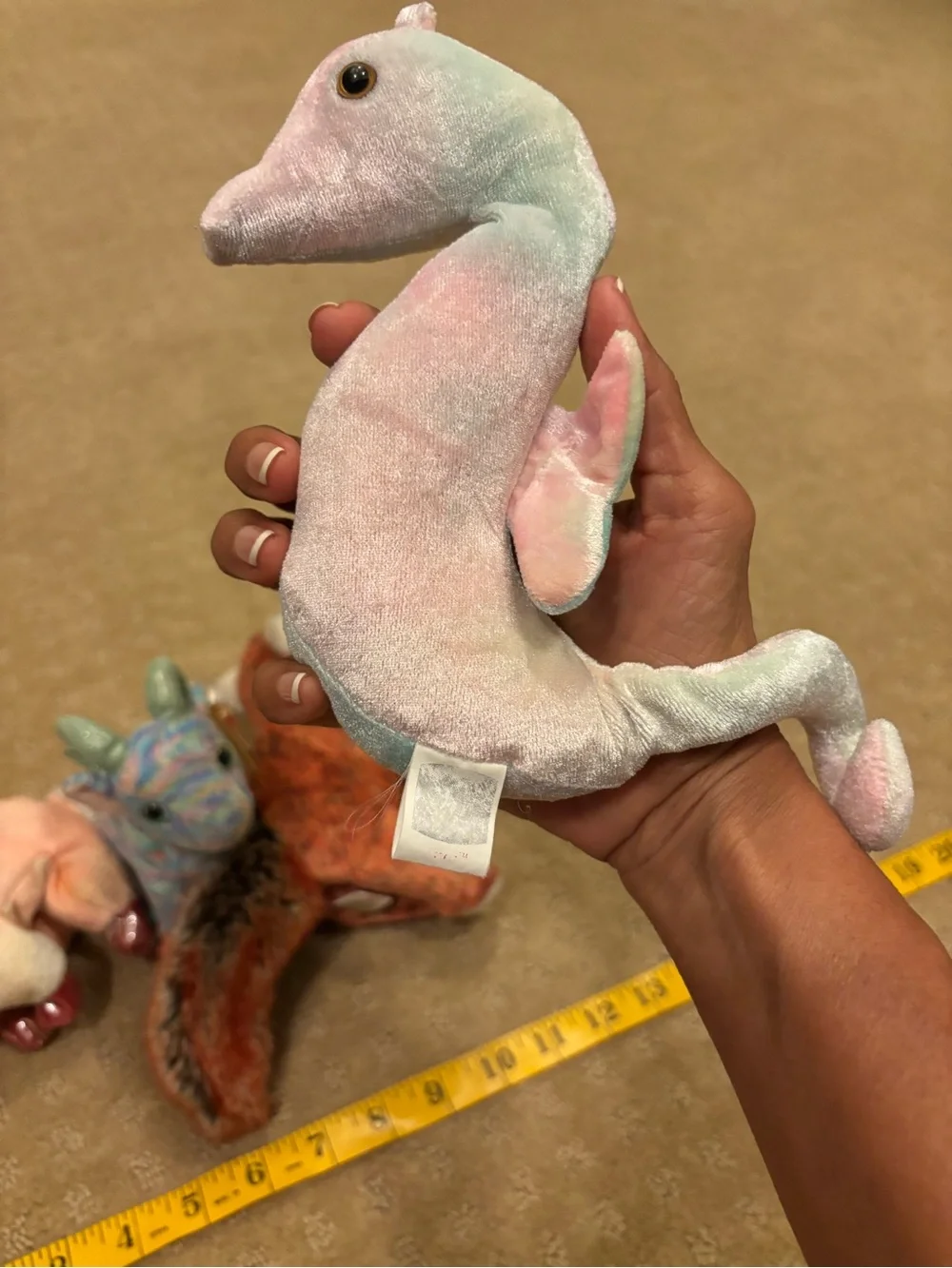 LOT 5 Ty Beanie Babies - Multicolor Plush Animals